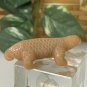 Gemstone Lizard Figurine Carved Orange Aventurine Reptile Carving Statue Figure