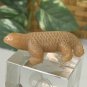 Gemstone Lizard Figurine Carved Orange Aventurine Reptile Carving Statue Figure