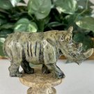 Vintage Shona Stone Rhino Sculpture Verdite Figurine Carved Animal Zimbabwe 3.3" Vintage Shona Stone Rhino Sculpture Verdite Figurine Carved Animal Zimbabwe 3.3"