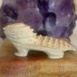 Zuni Horned Toad Lizard Fetish Carving Fish Rock Serpentine Native American 2.1"