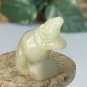 Antique Soapstone Carved Rat Mouse Statue Figurine Chinese Zodiac Animal Mini