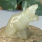 Antique Soapstone Carved Rat Mouse Statue Figurine Chinese Zodiac Animal Mini