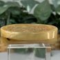 Vintage Chinese Yellow Jade Hand Carved Dragon Beast Belt Buckle Mystical Animal