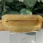 Vintage Chinese Yellow Jade Hand Carved Dragon Beast Belt Buckle Mystical Animal