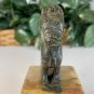 Chinese Jade Stone Wealth Horse Figurine Carved Animal Figure Pony Statue 3"x3"