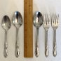 Wm A Rogers Oneida FENWAY DAYDREAM 6" Spoons Forks Stainless Steel Vintage Set 5