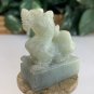 Chinese Jade Pixiu Foo Dog Seal Chop Stamp Figurine Mythical Beast Animal Statue