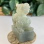 Chinese Jade Pixiu Foo Dog Seal Chop Stamp Figurine Mythical Beast Animal Statue