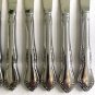 Oneida Mansfield  Rogers Deluxe Amadeus 10 Glossy Dinner Knives Stainless Set 9"