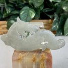 Chinese Carved Jade Mythical Beast Dragon Figurine Amulet Chimera Carving 4" VTG