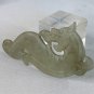 Chinese Carved Jade Mythical Beast Dragon Figurine Amulet Chimera Carving 4" VTG