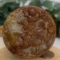 Old Nephrite Jade Stone Carved Stamp Seal Chop Furious Curly Dragon Beast 2.3"