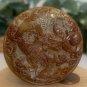 Old Nephrite Jade Stone Carved Stamp Seal Chop Furious Curly Dragon Beast 2.3"