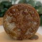 Old Nephrite Jade Stone Carved Stamp Seal Chop Furious Curly Dragon Beast 2.3"