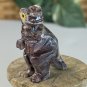 DINOSAUR Soapstone Figurine MINI Carved Stone DINO Healing Crystal Animal 1.5"