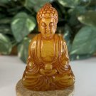 Chinese Jade Stone Buddha Figurine Carved Mythical Man Human Person Statue 2.4" Chinese Jade Stone Buddha Figurine Carved Mythical Man Human Person Statue 2.4"