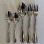 Walco PACIFIC RIM Contemporary Spoons Forks W Mixed Brands Same Pattern Lot of 5