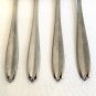 4 Wallace LURE Satin Dinner Forks 7" Stainless Steel Fork Vintage Flatware Set