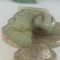 Vintage Chinese Zodiac Jade Rooster Pendant Bead Hand Carved Miniature Animal