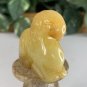 Chinese Yellow Jade Ram Figurine Carved Mythical Beast Auspicious Animal Statue