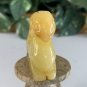 Chinese Yellow Jade Ram Figurine Carved Mythical Beast Auspicious Animal Statue