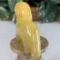 Chinese Yellow Jade Ram Figurine Carved Mythical Beast Auspicious Animal Statue