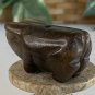 Vintage Chinese Zodiac Jade Pig Necklace Bead Hand Carved Animal Pendant 1.9"