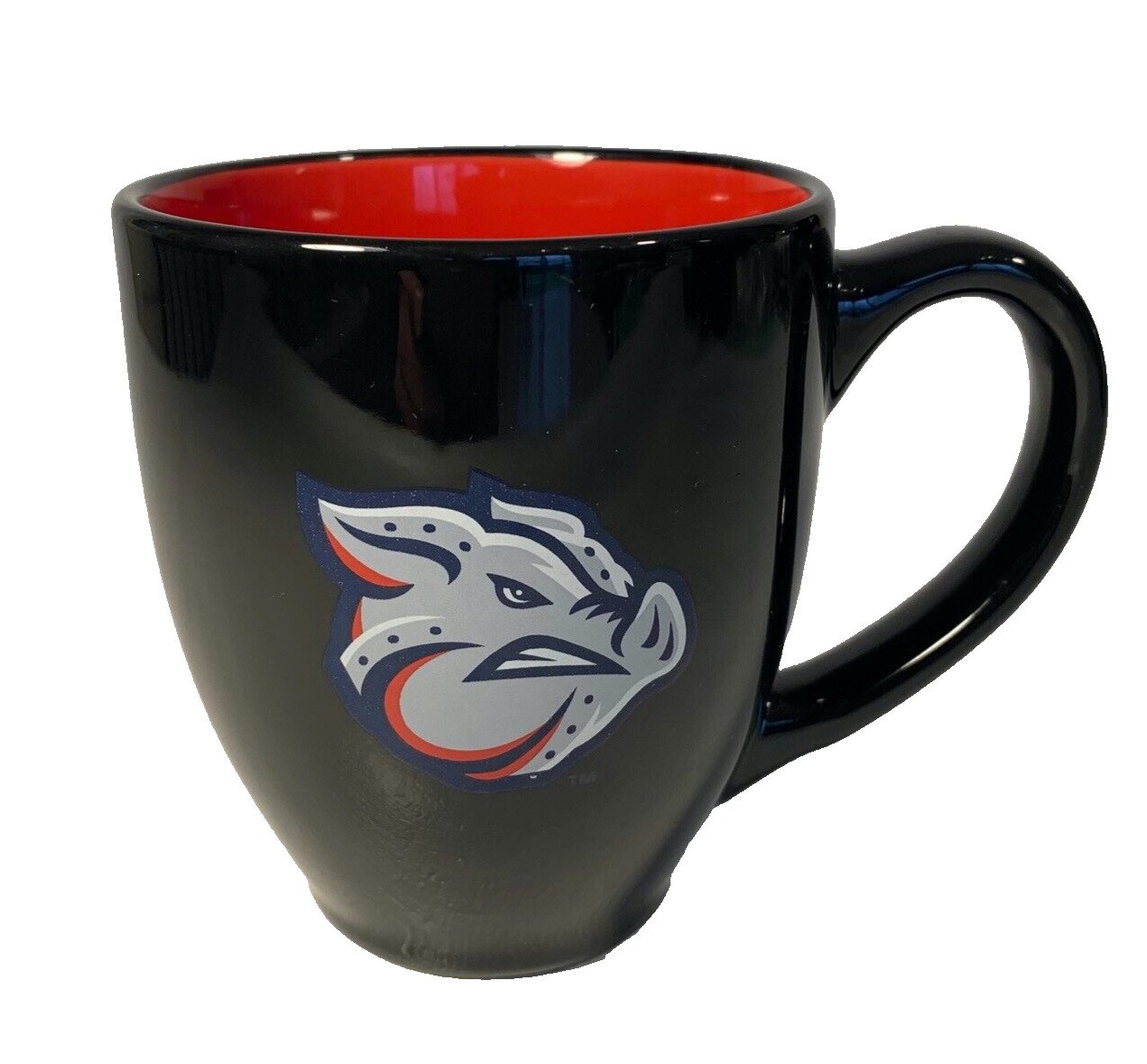 IRON PIGS Lehigh Valley BACON USA MEMBER Black Coffee Mug Cup Pennsylvania PA