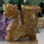 Chinese Jade Stone Dragon Figurine Carved Pixiu Qilin Mythical Beast Animal 2"