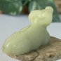 Antique Soapstone Carved Ox Statue Cow Bull Figurine Animal Carving Miniature