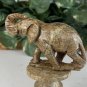 Vintage Shona Stone Elephant Sculpture Figurine Carved Wild Animal Zimbabwe 3.3