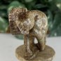 Vintage Shona Stone Elephant Sculpture Figurine Carved Wild Animal Zimbabwe 3.3