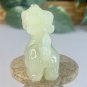 Chinese Jade Foo Dog Pixiu Figurine Carved Mythical Animal Figure Statue Vintage
