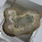 Stalactite Slice Polished Crystal Display Specimen Las Torres Mine Uruguay 1.4"
