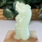 Chinese Jade Foo Dog Dragon Figurine Carved Mythical Beast Auspicious Animal 2.5