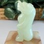 Chinese Jade Foo Dog Dragon Figurine Carved Mythical Beast Auspicious Animal 2.5