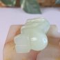 Chinese Jade Foo Dog Dragon Figurine Carved Mythical Beast Auspicious Animal 2.5
