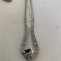6 ESTIA CASCADE Stainless Dinner Knives Glossy Floral Rose Pattern Vintage 8.5in