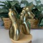 Unicorn Balloon Animal Gold-Tone Metal Figure Paperweight Figurine Pet 4.5"x 4.5