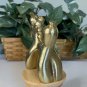 Unicorn Balloon Animal Gold-Tone Metal Figure Paperweight Figurine Pet 4.5"x 4.5