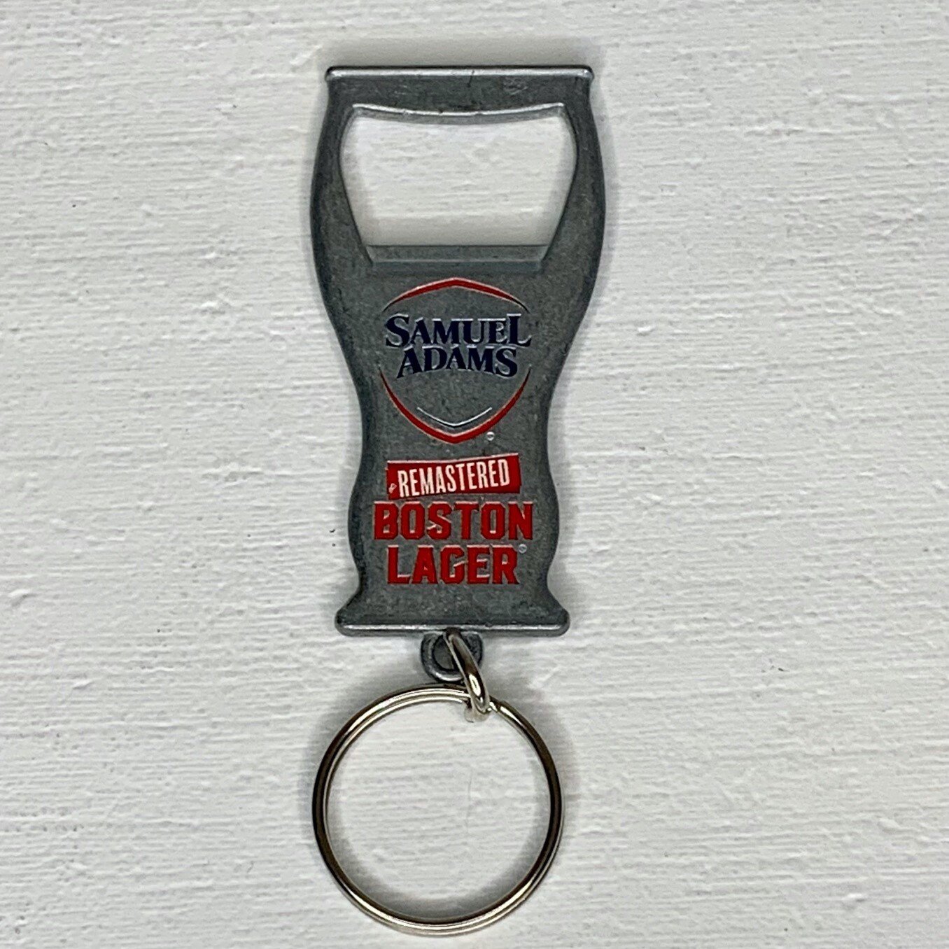 Samuel Adams Metal Keychain Bottle Opener Boston Lager Remastered Beer Key Chain