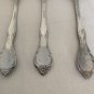 3 ESTIA CASCADE Stainless Glossy Dinner Spoons 7.5" Floral Silverware Flatware