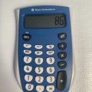 Texas Instruments Pocket Calculator TI-503 SV Super View Blue Basic Works Great