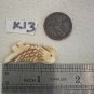 VTG Bird Bone Bead Native American Style Hand Carved Parrot Fetish Animal 1.4"