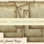 Journal Pages 5"x7" - Ghost Talk Vintage Style - Ruled Pages Old Paper