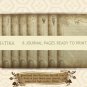 Journal Pages 5"x7" - Ghost Talk Vintage Style - Ruled Pages Old Paper