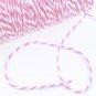 Baker Twine Pink/White 50 Meters