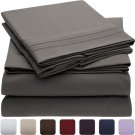 Mellanni Bed Sheet Set - Brushed Microfiber 1800 Bedding - Wrinkle, Fade, Stain Resistant