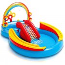 Intex Rainbow Ring Inflatable Play Center, 117" X 76" X 53", for Ages 2+