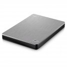 Seagate Backup Plus Slim 2TB Portable External Hard Drive USB 3.0, Silver + 2mo Adobe
